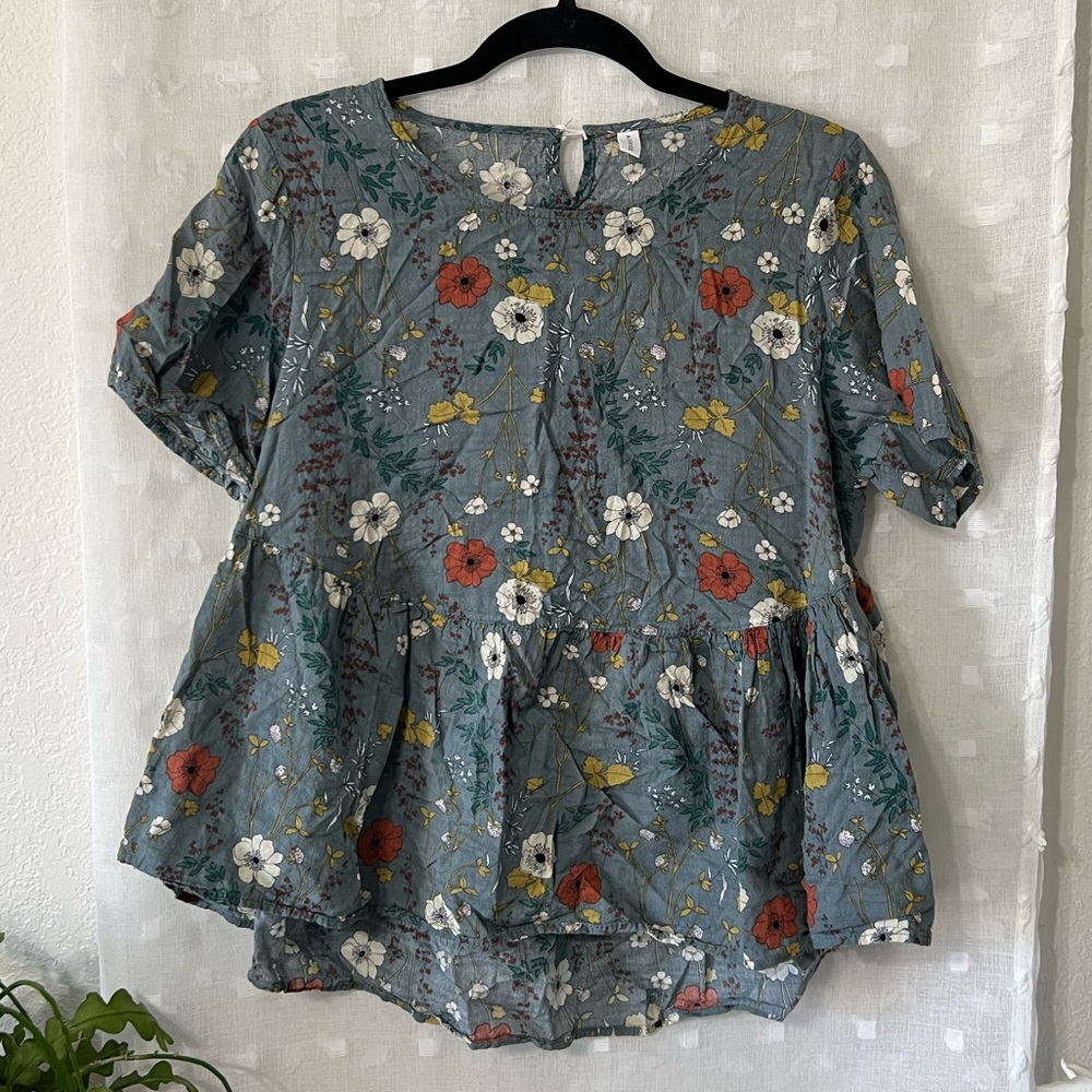 Floral Baby Doll Top